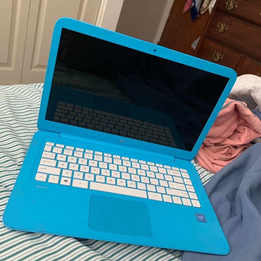 BLUE HP WINDOWS 10 LAPTOP